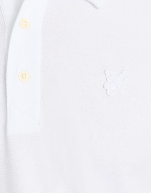 Lyle & Scott polo a maniche corte in 626 bianco, 7 di 7