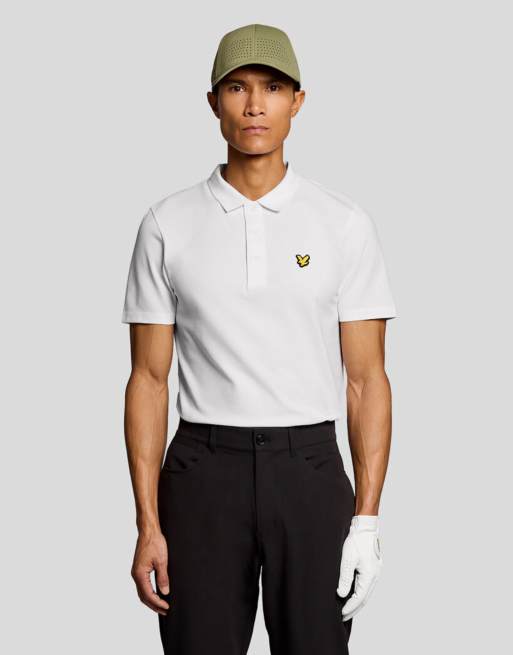 Lyle & Scott polo da golf core a maniche corte in 626 bianco, 7 di 7