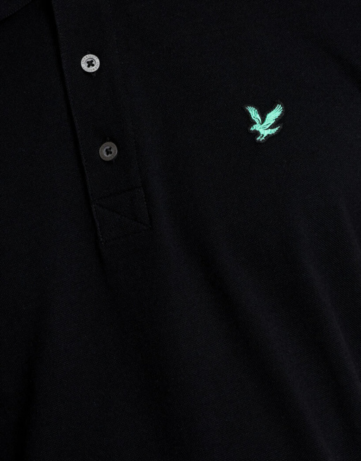 Lyle & Scott polo de golf de manga corta en negro azabache, 5 de 5