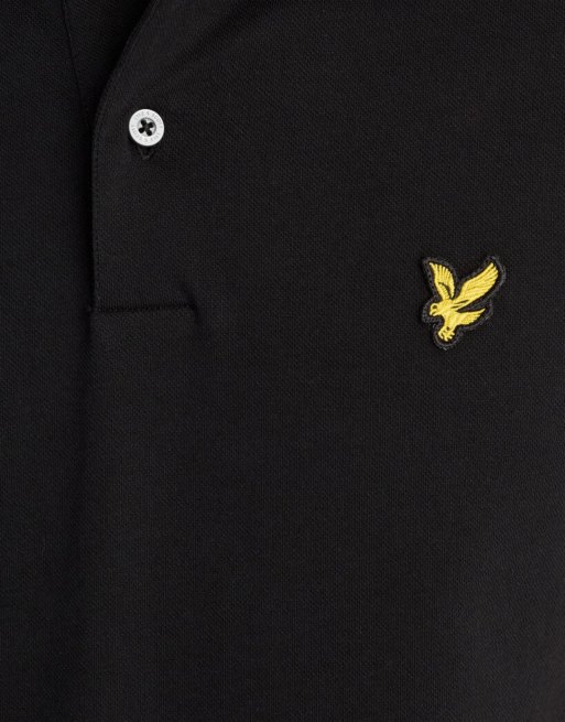 Lyle & Scott polo de sport à liserés à manches courtes noir jais, 6 de 6