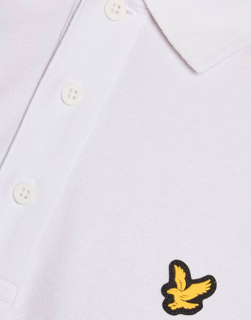 Lyle & Scott - Polo deportivo básico de manga corta en blanco 626, 5 de 7