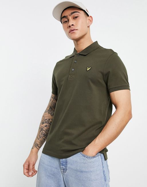 Lyle & Scott - Multi polo in kaki