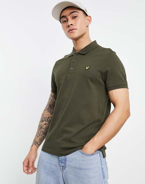 Lyle & Scott polo in khaki - view 1