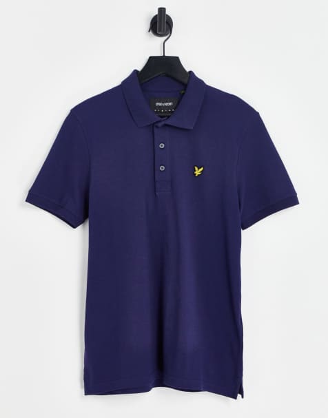 Lyle & Scott polo in navy - view 1
