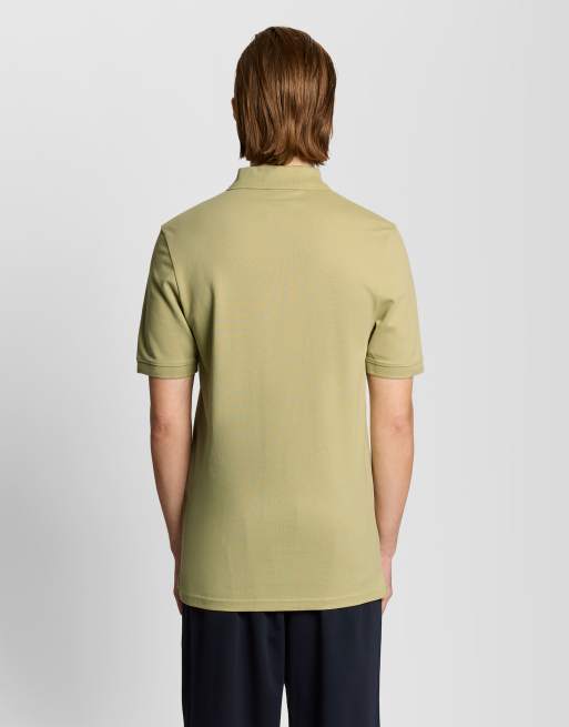 Lyle & Scott - polo liso en verde herb y119, 5 de 6