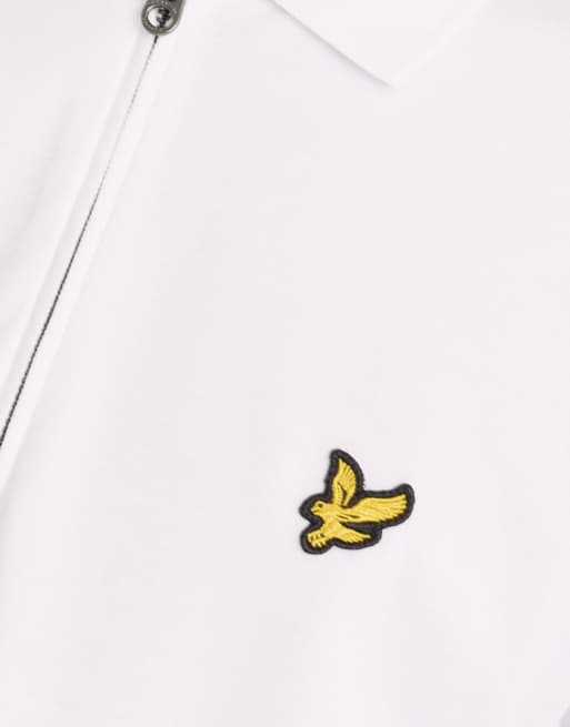 Lyle & Scott polo manches courtes à demi-zip blanc, 6 de 6