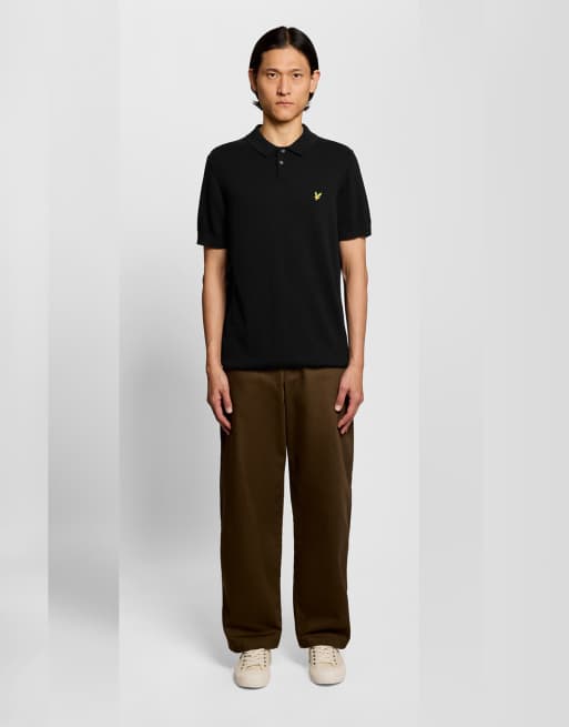 Lyle & Scott - Polo manches courtes en maille de coton - Noir de jais, 2 de 7