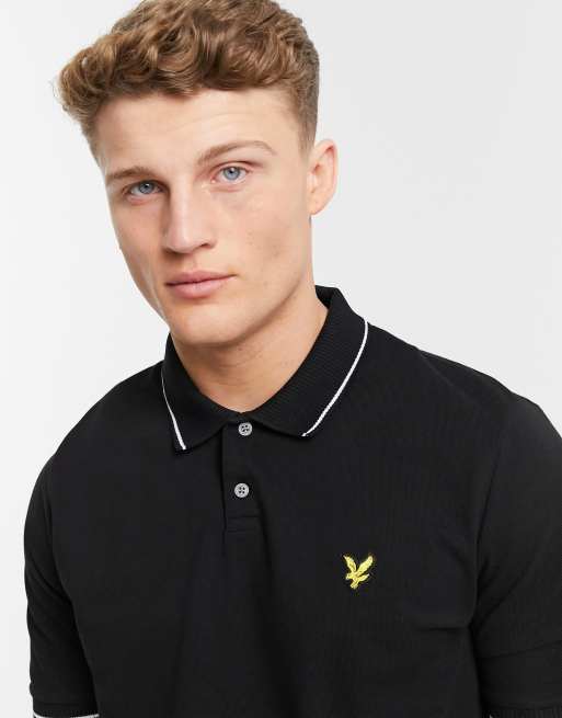 Lyle and scott online polo zwart