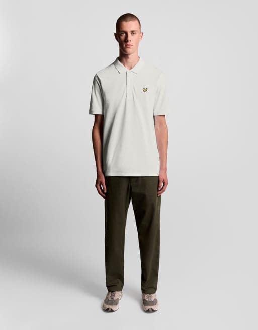 Lyle & Scott polo shirt met korte mouwen, effen, wit, 2 van 6