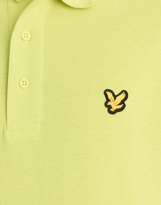 Lyle & Scott polo Sports Core verde y286 green glow, 6 di 6