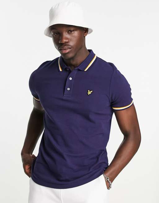 Lyle & Scott - Poloshirt in marineblauw