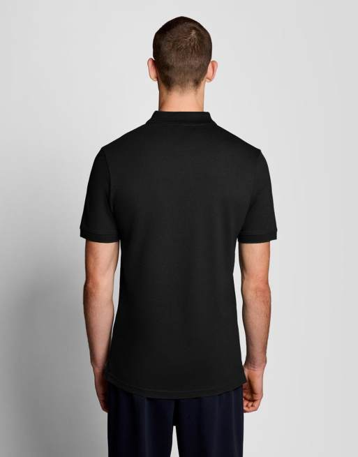 Lyle & Scott poloshirt met korte mouwen, effen, in saddle, 4 van 6