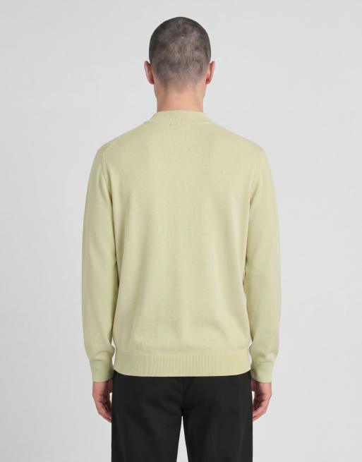 Lyle & Scott pull col roulé en maille Mid knits en ivoire doux y623, 4 de 6