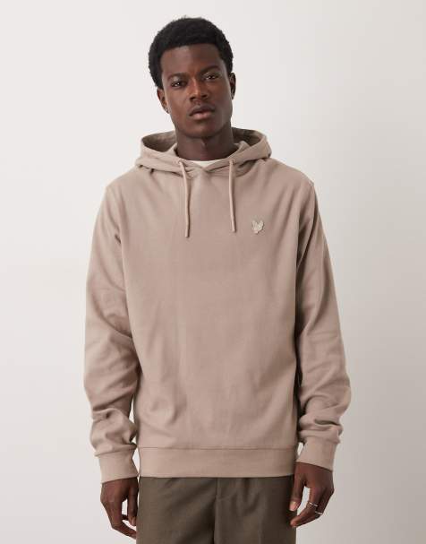 Lyle & Scott   pullover hoodie in  cobblestone - view 1