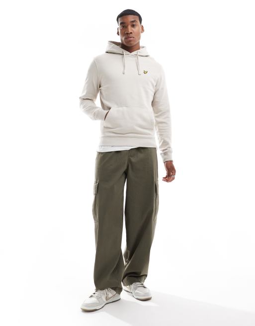Lyle & Scott pullover hoodie in cream   , 4 of 4