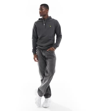Lyle & Scott Pullover Hoodie in Dark Grey