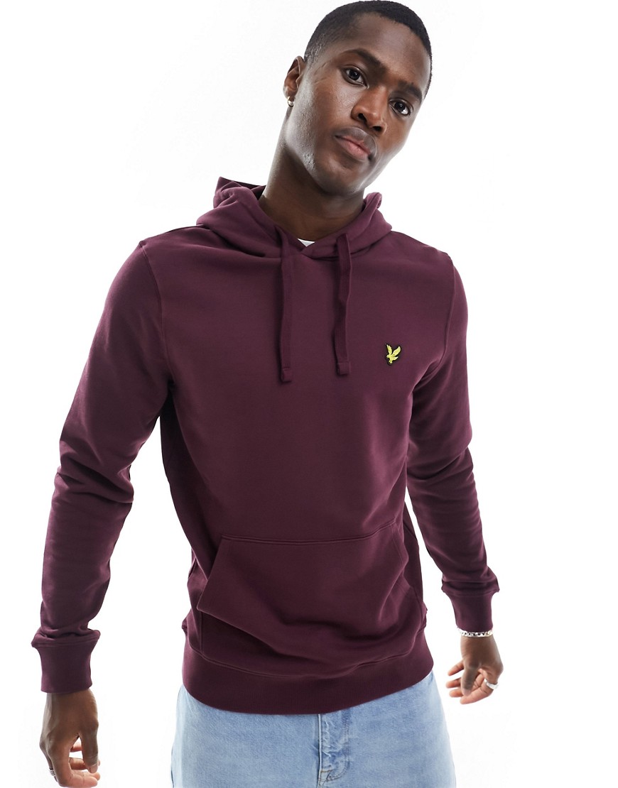Lyle & Scott Pullover Hoodie in Red