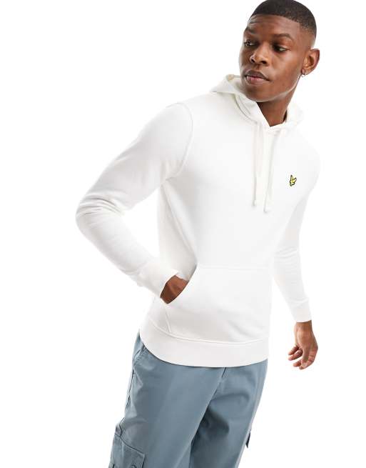 Lyle and scott sales white hoodie