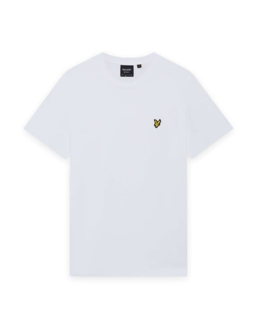 Lyle & Scott - Recht T-shirt met korte mouwen in wit, 5 van 6