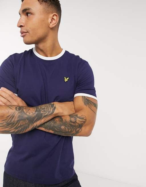 Lyle & Scott ringer t-shirt in navy