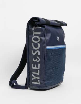 lyle and scott backpack grey