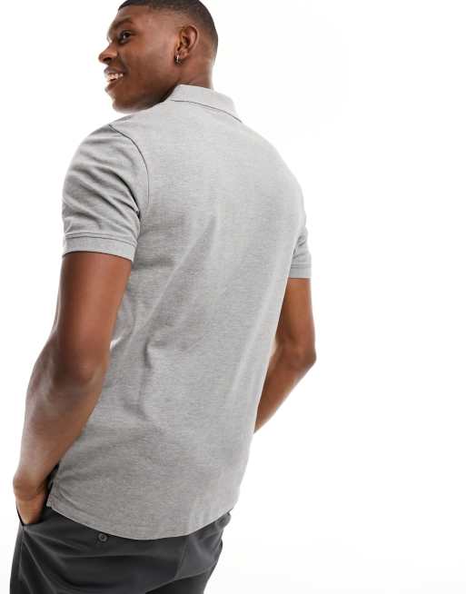 Lyle & Scott – Schlichtes Polohemd in Grau, 3 von 4