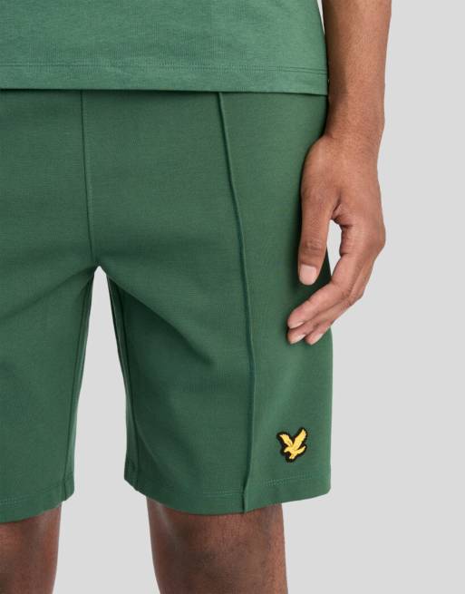 Lyle & Scott short de padel mi-long avec bandes latérales vert canopy z305, 3 de 6
