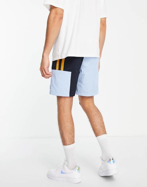 Lyle & Scott - Short met inzetstukken met kleurvlakken in blauw, 2 van 4