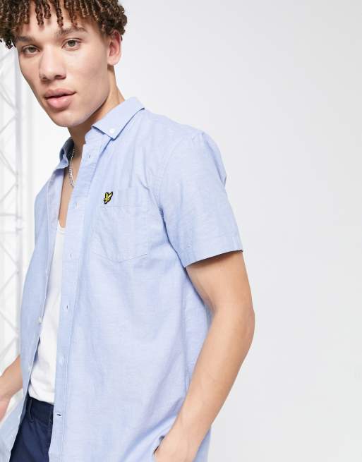 Lyle and scott cheap short sleeve oxford shirt