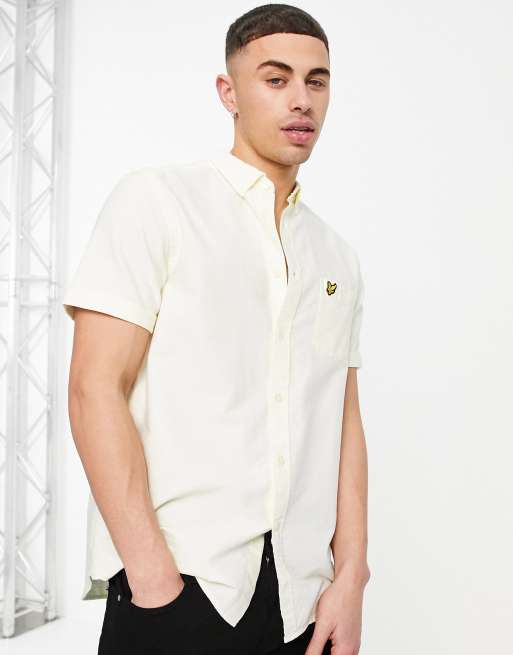 Lyle and scott on sale short sleeve oxford shirt