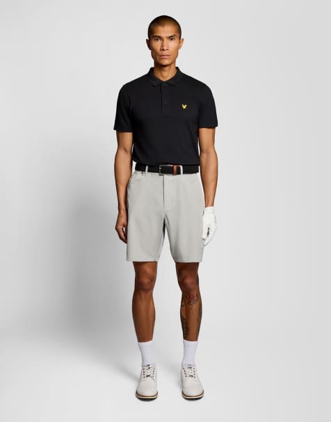 Lyle & Scott Shorts 5 pocket golf shorts in w351 cloud - view 1