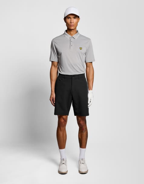 Lyle & Scott Shorts 5 pocket golf shorts in z865 jet black - view 1