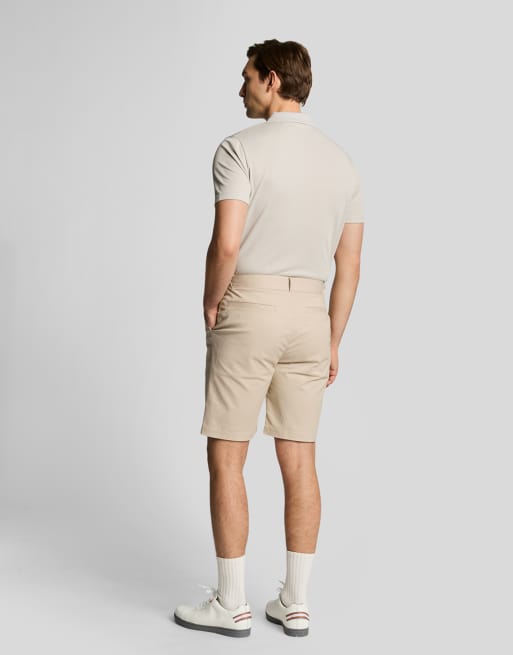Lyle & Scott Shorts course stretch chino shorts in z745 sesame, 3 of 7