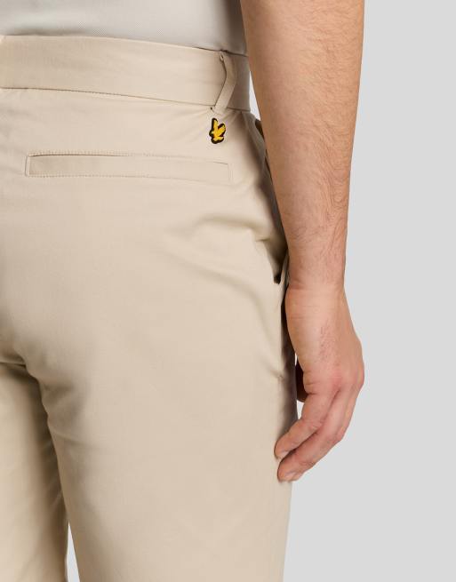 Lyle & Scott Shorts course stretch chino shorts in z745 sesame, 4 of 7