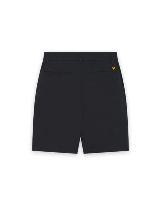 Lyle & Scott Shorts course stretch chino shorts in z865 jet black, 3 of 3