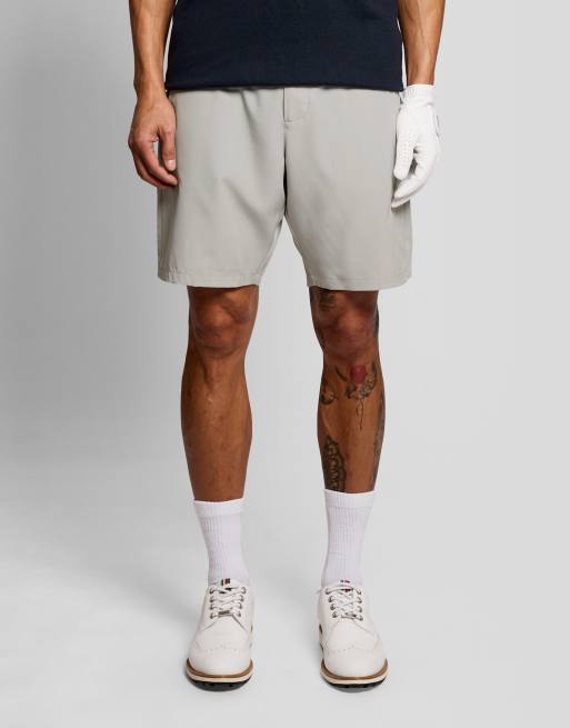Lyle & Scott Shorts lightweight golf tech shorts in w351 cloud, 2 of 7