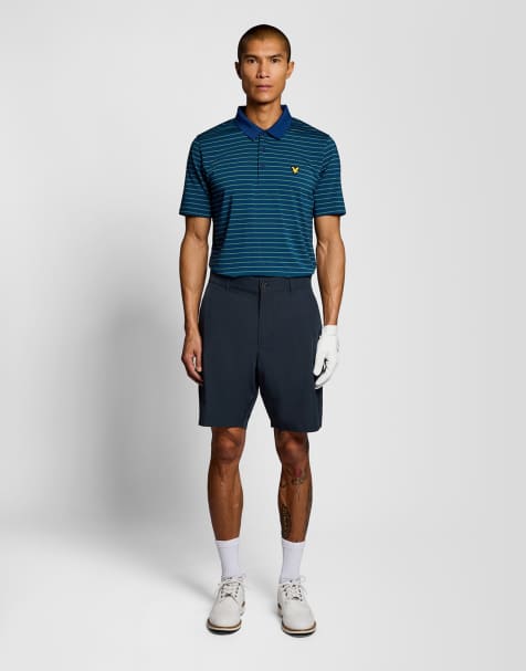 Lyle & Scott Shorts lightweight golf tech shorts in z271 dark navy - view 1