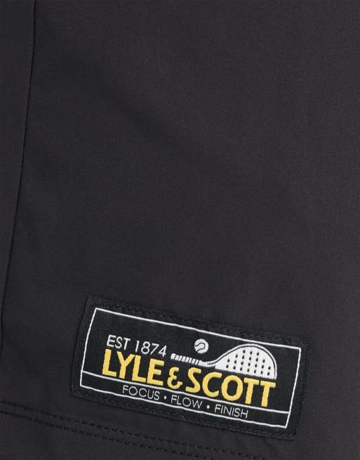 Lyle & Scott Shorts padel active shorts in z865 jet black, 6 of 6
