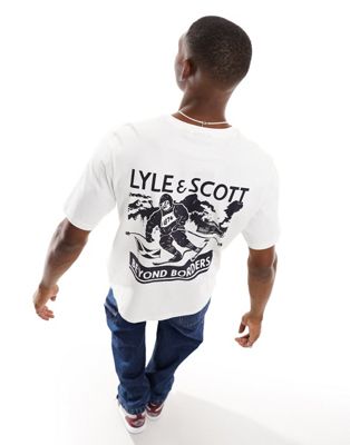 Lyle & Scott Skier Graphic T-Shirt in White