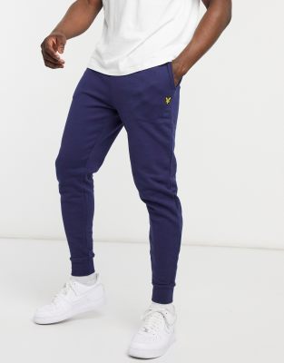 lyle and scott navy joggers