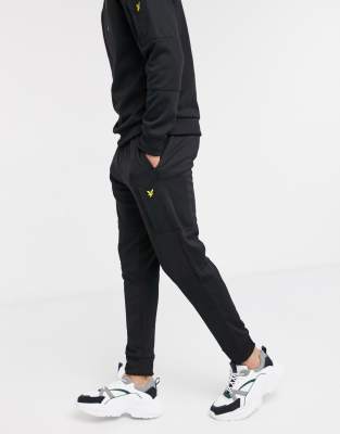 lyle and scott black joggers