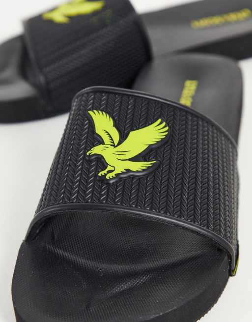 Lyle Scott sliders in black