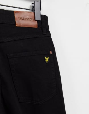 lyle and scott jeans black