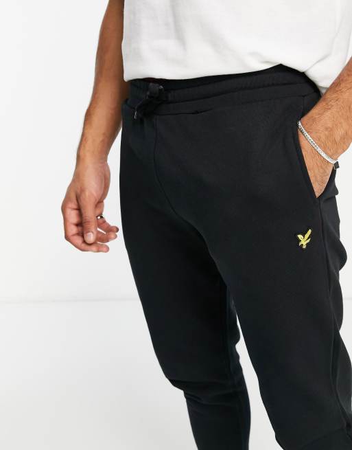 Lyle and scott black joggers new arrivals