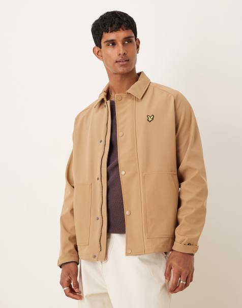 Lyle & Scott  softshell work jacket in  tigers eye  - view 1
