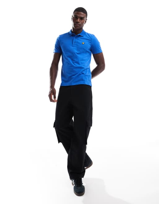Lyle & Scott sport short sleeve polo in blue
