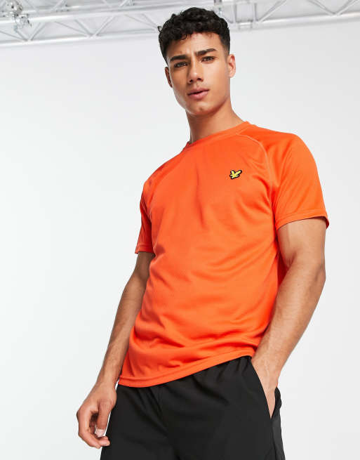 Lyle Scott Sports t shirt in orange ASOS