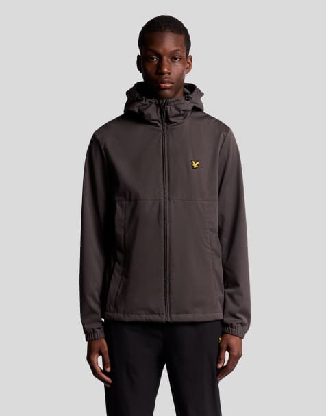 Lyle & Scott sports windbreaker full zip jacket in  granite   - view 1