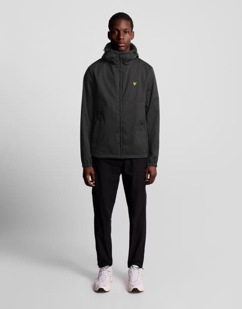 Lyle & Scott  sports windbreaker full zip jacket in  jet black - view 1