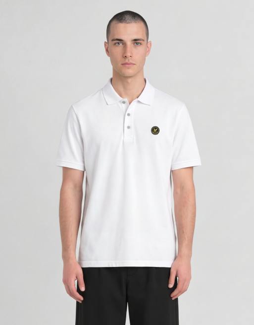 Lyle & Scott Ss polo shirts archive revisited polo shirt in 626 white, 2 of 6